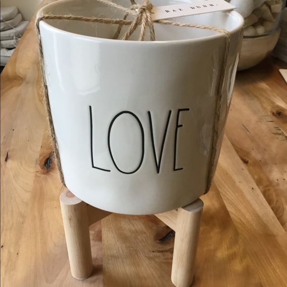 Rae Dunn Other - NWT Rae Dunn “Love” Planter